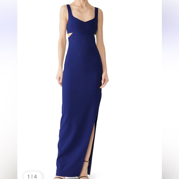 Likely Dresses & Skirts - Likely Blue Cut out Gown